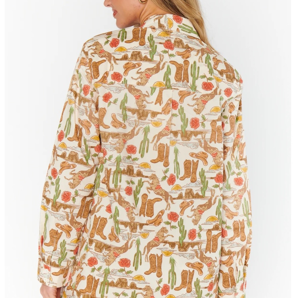 Show Me Your Mumu Rodeo Escape PJ Set Size XS. - Picture 2 of 5